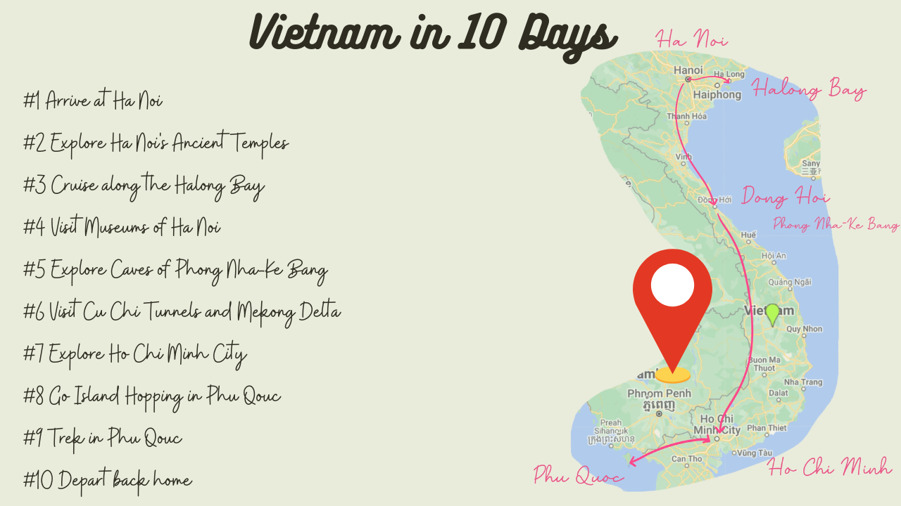 10 Day Vietnam Itinerary