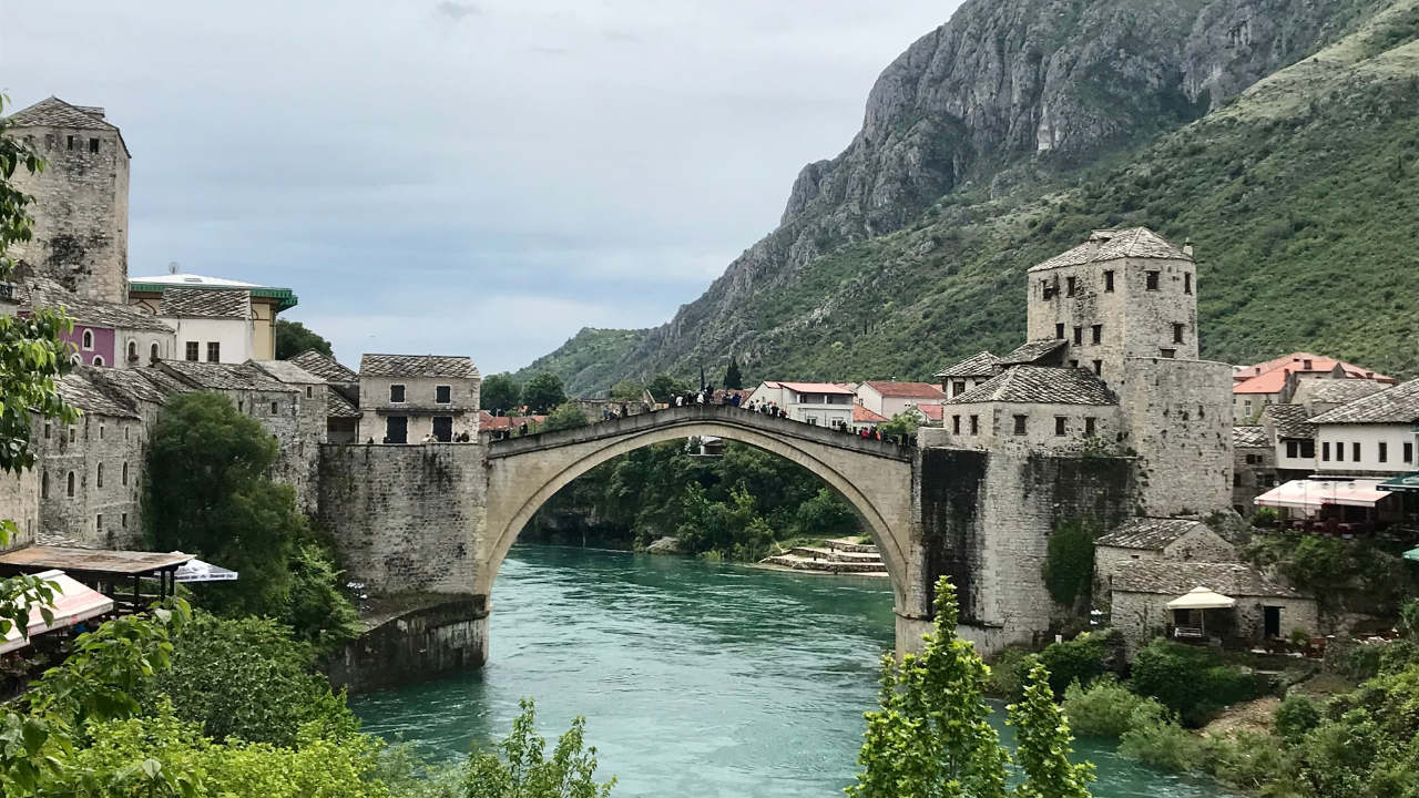 The Mostar Bridge, Bosnia & Herzegovina