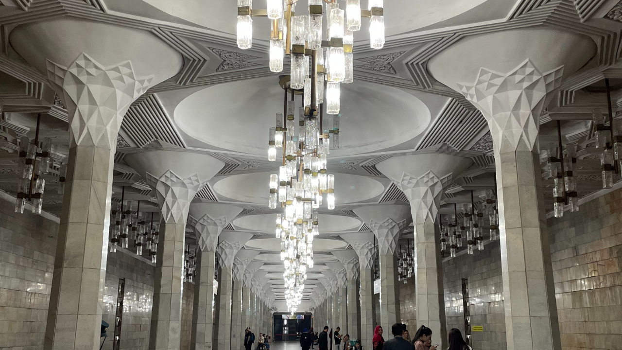 A Metro Terminal in Tashkent