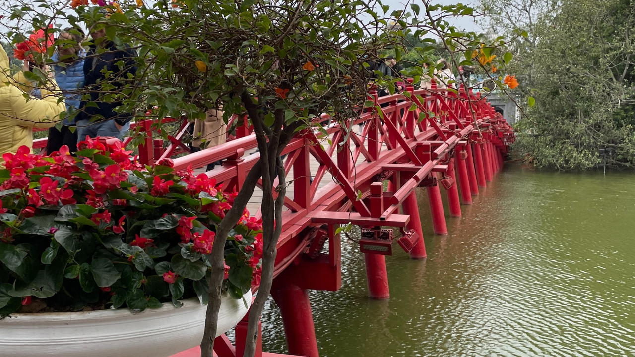 The Huc Bridge, Hanoi