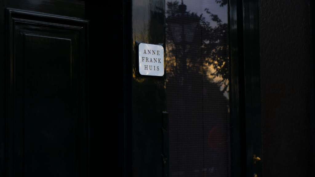 Entrance to The Anne Frank House